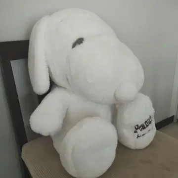 스누피 빅 화이트 봉제 인형