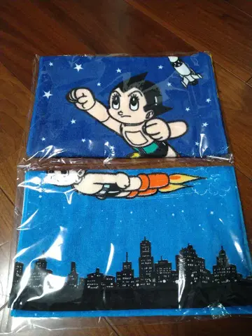 철완 아톰 페이스 타월 2개 세트 새상품