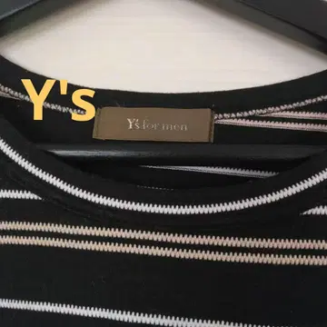 YS for men 긴팔 티셔츠 보더