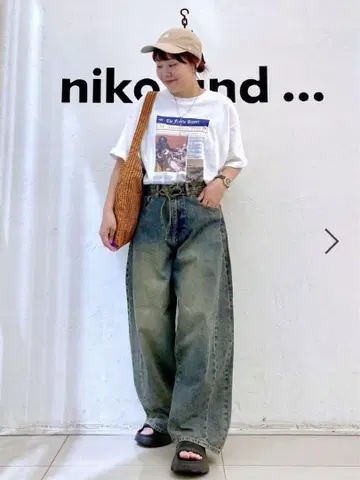 니코앤드 EXTRA WIDE DENIM JEANS 2025AW