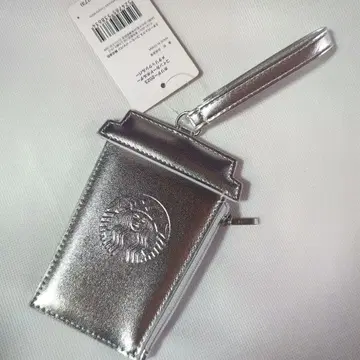 스벅 코인 카드 홀더 메탈릭 실버