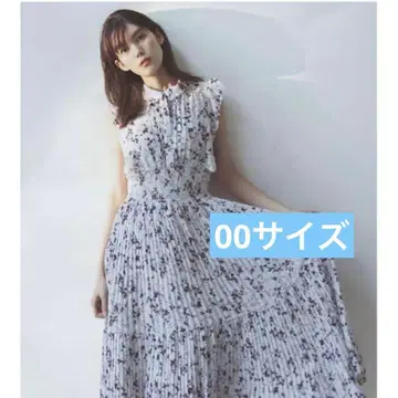 snidel Sustainable 프릴 플리츠 원피스