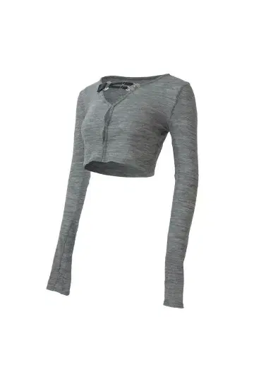 THEREDTHREAD S clip cardigan cropped