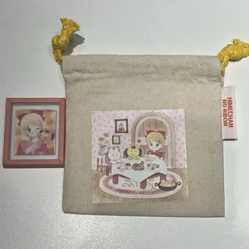 쓰리코 스리코인즈 콜라보 리본 미니 복조리 마그넷 히메짱의 리본