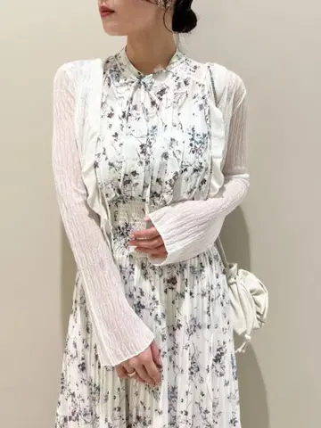 새상품급 시어 볼레로 가디건 SNIDEL IVR