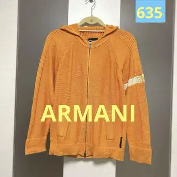 EMPORIO ARMANI 코튼 후드티