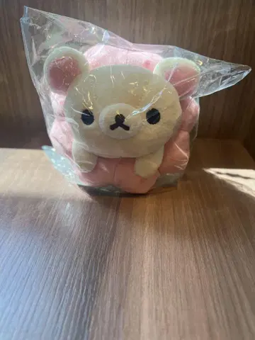 리락쿠마 미스터 도넛 걸이 봉제 인형 마스코트 코리락쿠마