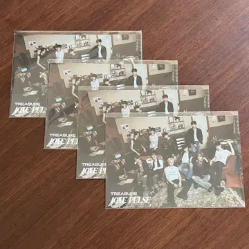 TREASURE LOVE PULSE 시리얼 미사용 4개 세트
