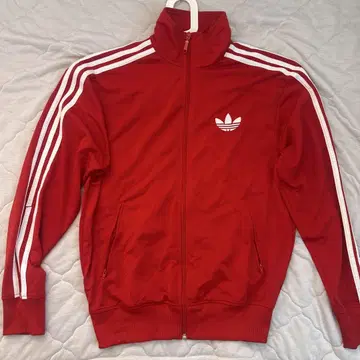 adidas 트랙 자켓 빨간색