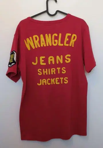 Wrangler 자수T셔츠 레드 Msize