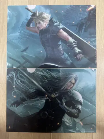 로손 클라우드 세피로스 클리어 파일 FF mtg 2장 세트