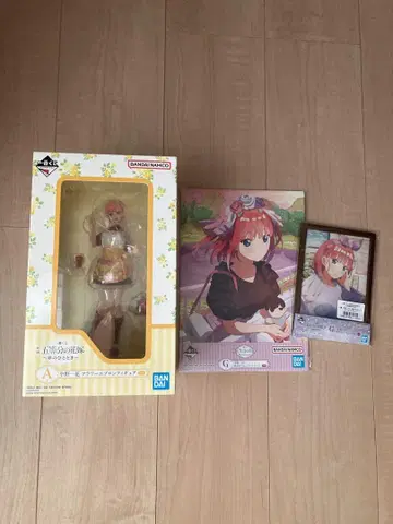 BANDAI 피규어 5등분의 신부 나카노 이치카 외 3종 세트