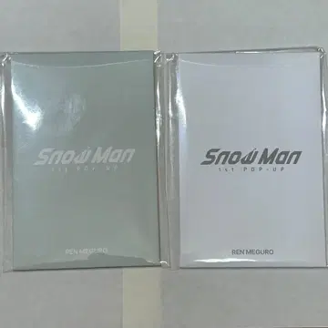SnowMan 메구로 렌 포토 카드 AB