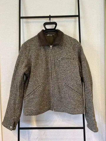AURALEE 오라리 HOMESPUN TWEED ZIP BLOUSON