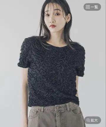 LOWRYSFARM 셔링 상의