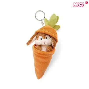 니키 봉제 인형 토끼 당근 키링 15cm 동물 토끼