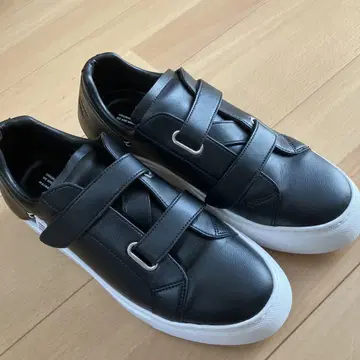 모드 에 자코모 통굽 벨크로 스니커즈 블랙 25.0cm