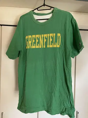 리버서블 GREENFIELD 프린트 T셔츠