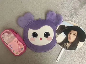 [ 새상품급 ] twice 사나 부채 커버 부채 응원봉 세트