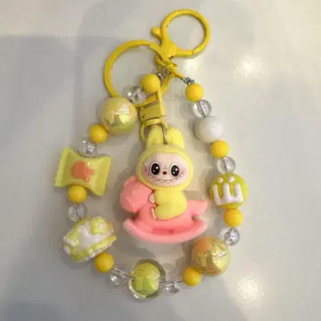 LABUBU 봉제 인형 키링 스트랩