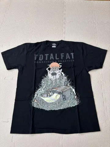 TOTALFAT T셔츠 conscious+practice XL 사이즈