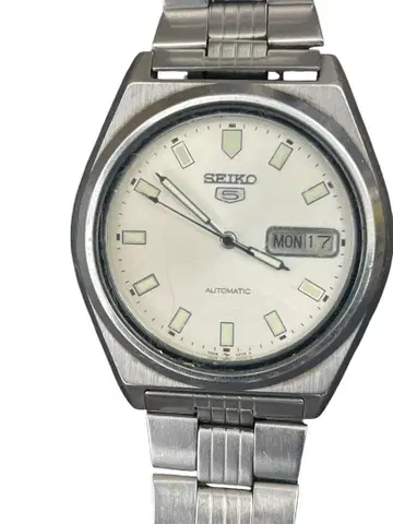 (M) SEIKO 5 남성용 자동 손목시계 7009-876A 작동품