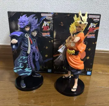 NARUTO 돌풍전 20주년 기념 의상 나루토 사스케 피규어 2종 세트