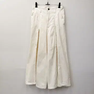 axes femme 레이스 절개 데님 와이드 팬츠