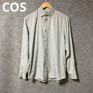 COS 긴팔 버튼 셔츠 그레이