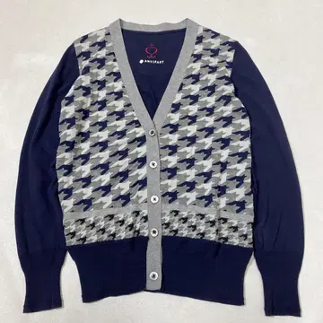 SIDE SLOPE x ANTIPAST 여성용 하운드투스 가디건