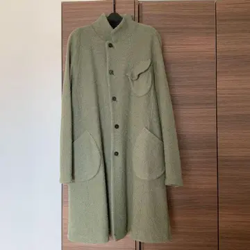 바바구리 미착용 울 코튼 코트