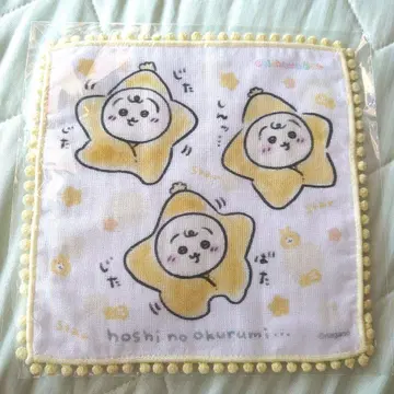 치이카와 Chiikawa Baby 폼폼 레이스 거즈 핸드 타월
