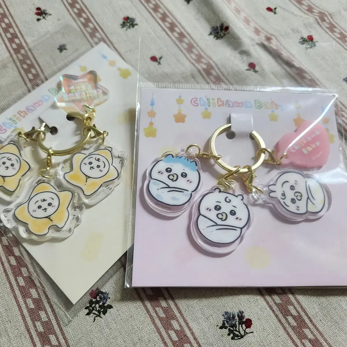 Chiikawa Baby おくるみなアクリルチャームセット おくるみトリオ