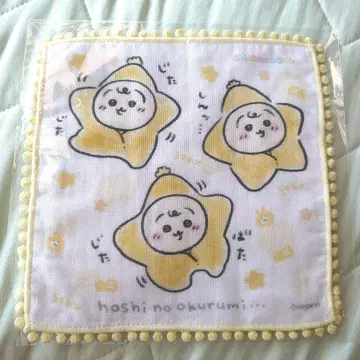 치이카와 (먼작귀) Chiikawa Baby 퐁퐁 레이스 거즈 핸드 타월