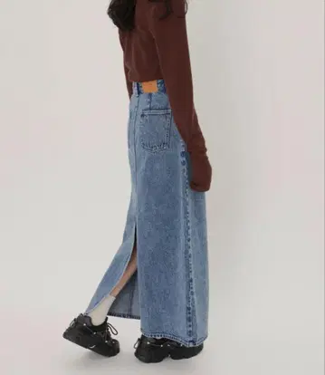 GIUNON long denim skirt / 롱 데님 스커트