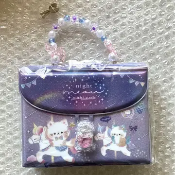열쇠 달린 씰북 씰 바인더 고양이 유니콘 반짝반짝 놀이공원