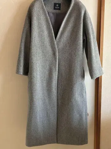 나노 유니버스 여성용 노카라 코트