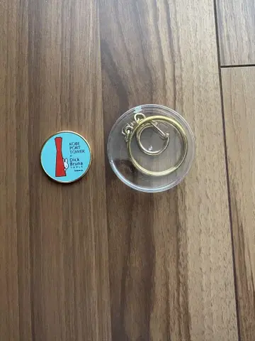 고베 포트 타워 한정판 키링 메달 미피