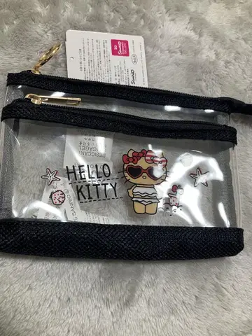 오늘 발송 일광화상 키티 클리어 파우치 산리오 아베일