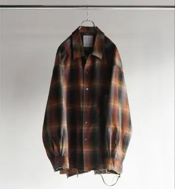 ancellm R/C CHECK CRASH LS SHIRT 안셀름 1
