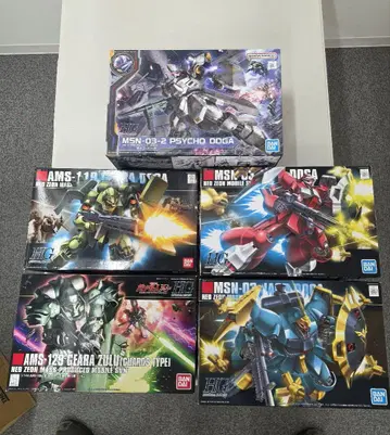 HGUC 기라 계열 MS 1/144 건담 프라모델 5기 세트