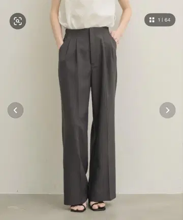 neuna 누나 2턱 팬츠 와이드 팬츠 미사용 새상품 택 포함