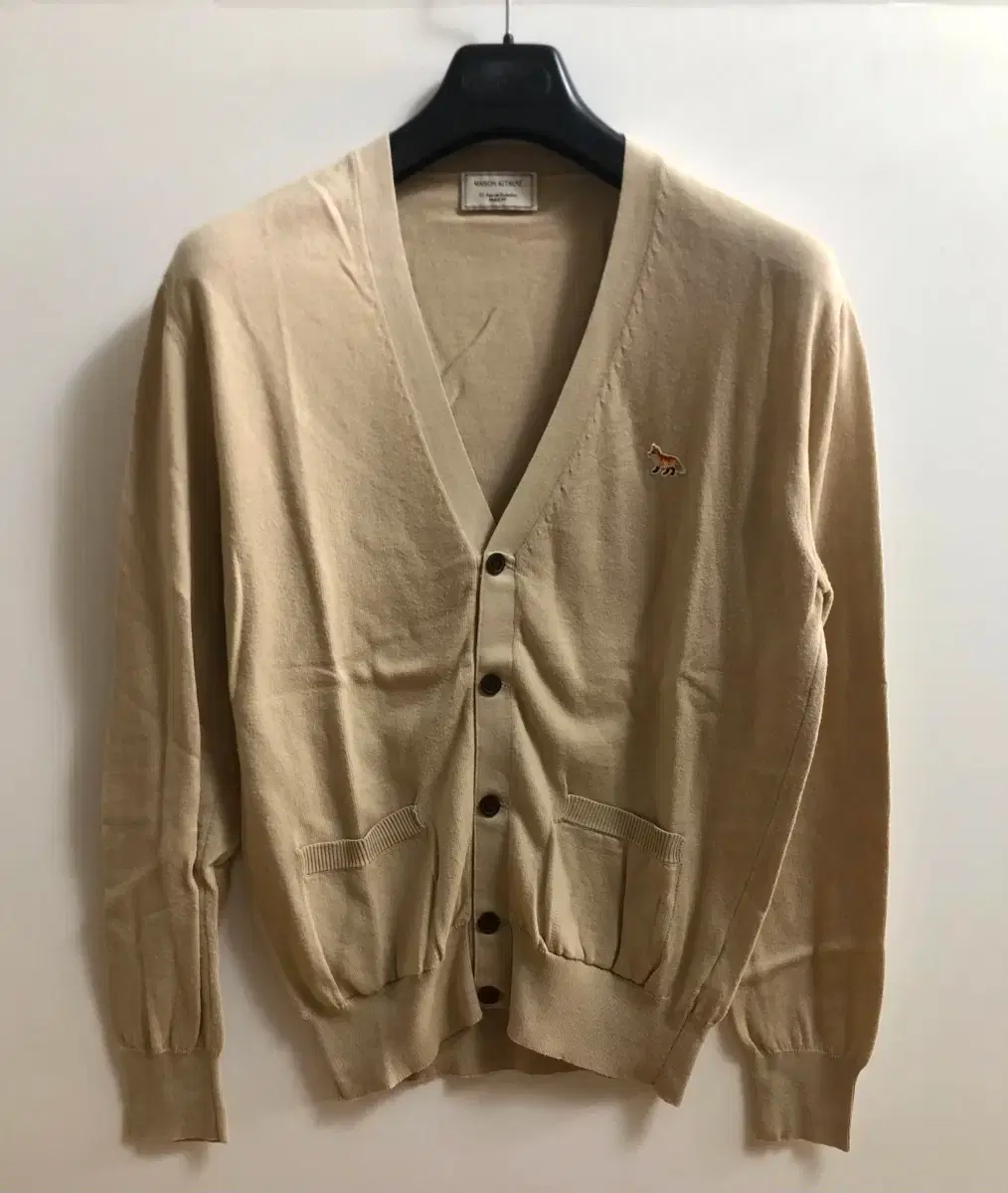 Maison Kitsune Cardigan Men's M Light Beige
