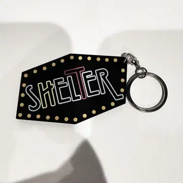 시모키타자와 SHELTER 간판 키링