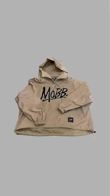 MOBB 후드 부착 마운틴 파카 베이지