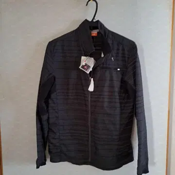 PUMA 블랙 스트라이프 윈드 브레이커