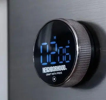 NEIGHBORHOOD LOGO KITCHEN TIMER
