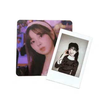 NiziU 미이히 팝업 카페 폴라로이드풍 트레이딩 카드 코스터