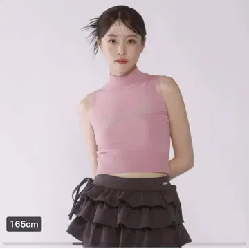 judin bijou sleeveless knit pink