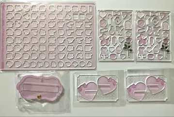 후쿠야 캐릭터 복권 오나마에 커스텀 pink 페일 핑크 세트